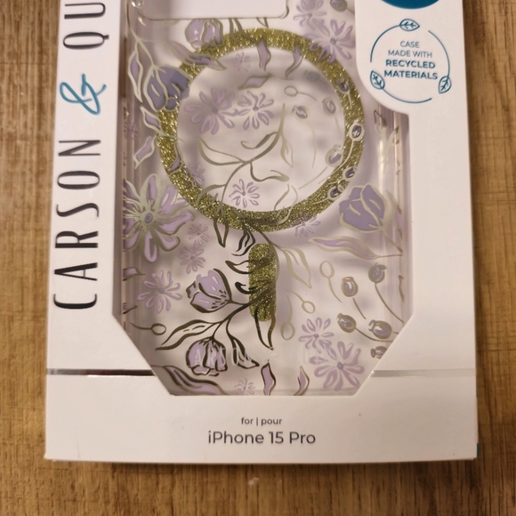 Carson & Quinn Floral Case With MagSafe, For iPhone 15 Pro - Picture 3 of 10